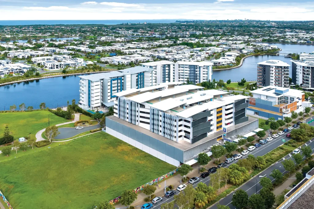 rmc oceanside fund by RM Capital image of Oceanside carpark building in Birtinya